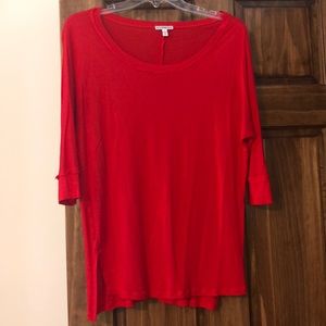 Express Oversized 3/4 Sleeve Shirt